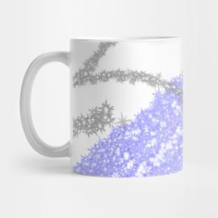 Pink Purple glitter sparkle art design Mug